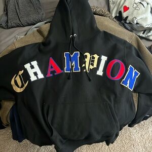 Champion English Letter Hoodie